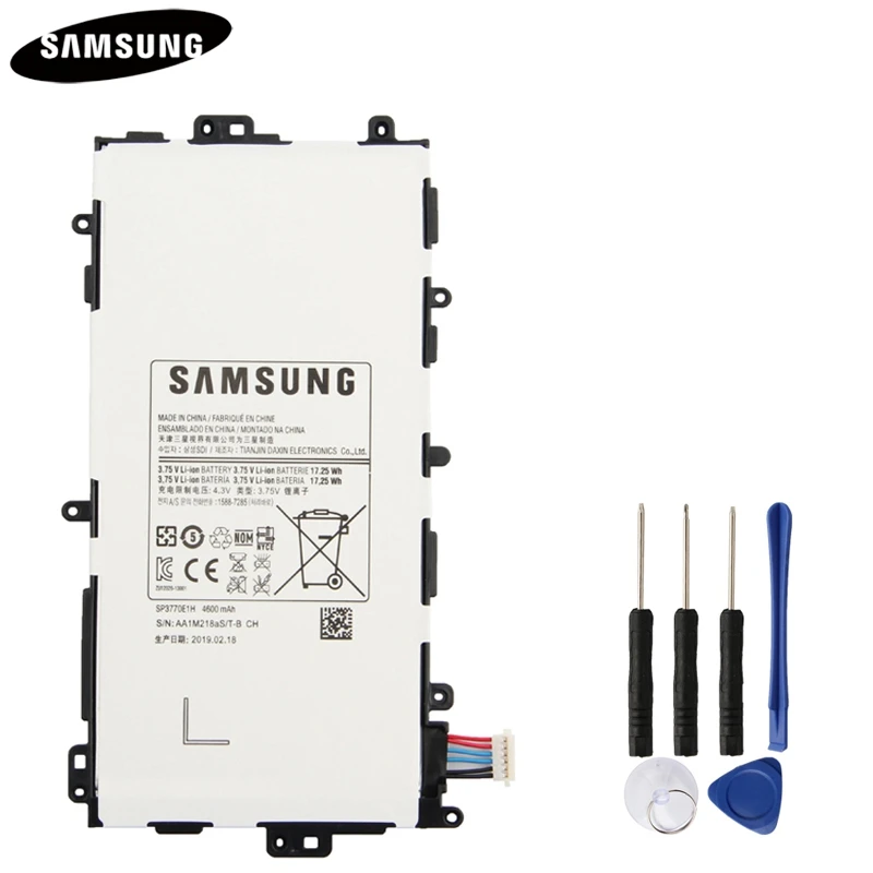 Аккумулятор для планшета SP3770E1H для samsung N5100 N5120 Galaxy Note 8,0 N5110 оригинальные Сменные Аккумуляторы 4600mAh