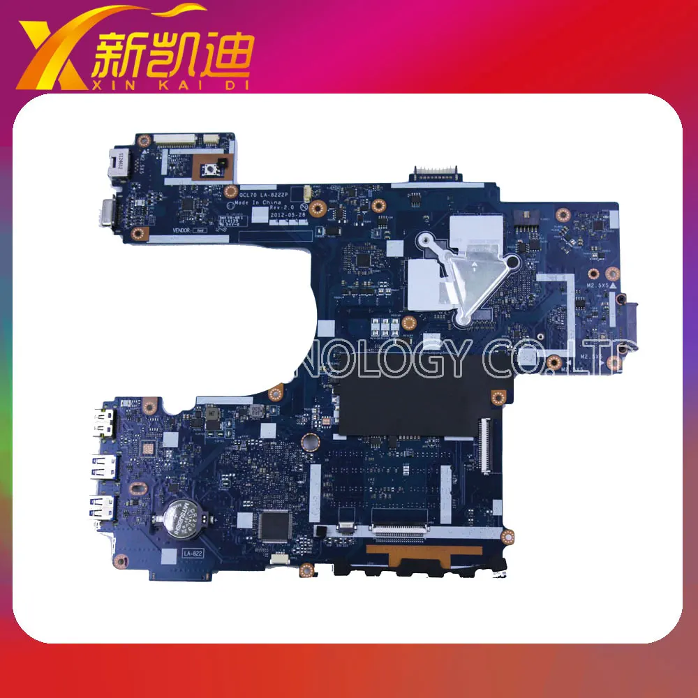 For ASUS K75VJ K75VM Motherboard QCL70 LA-8222P REV2.0 90NB00D0-R04000 Mainboard