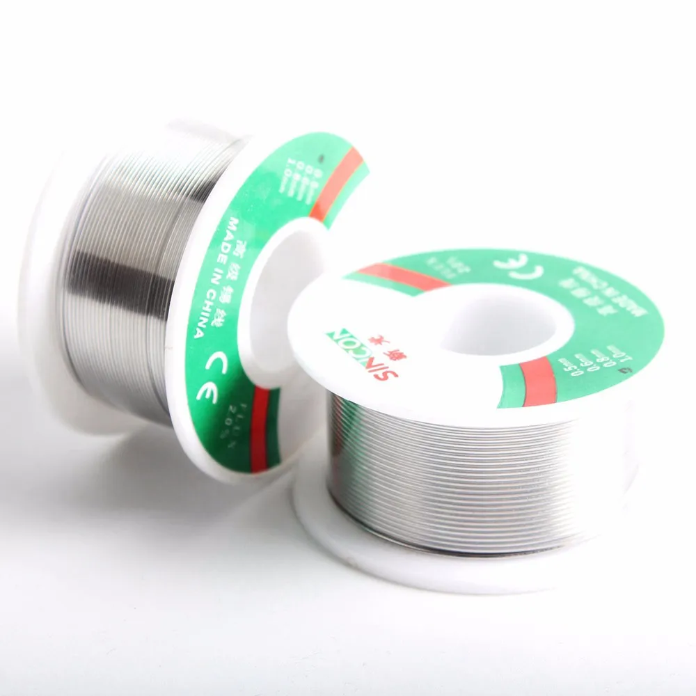 High-Quality-2pc-0-8MM-0-5MM-63-37-Tin-Lead-Solder-Wire-Rosin-Core-Soldering