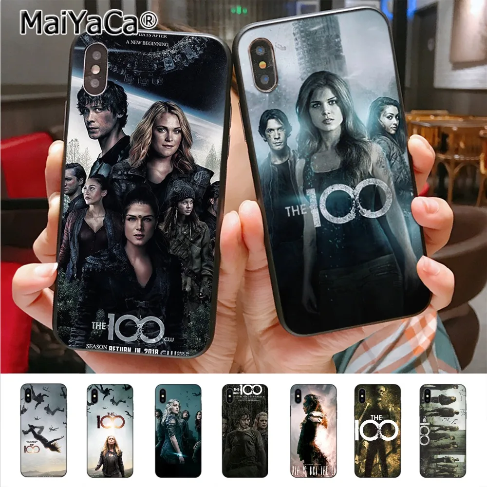 

MaiYaCa The 100 TV Series Drawing TPU phone case for Apple iPhone XSMax 8 7 6 6S Plus X XS XR 5 5S SE Case Cover