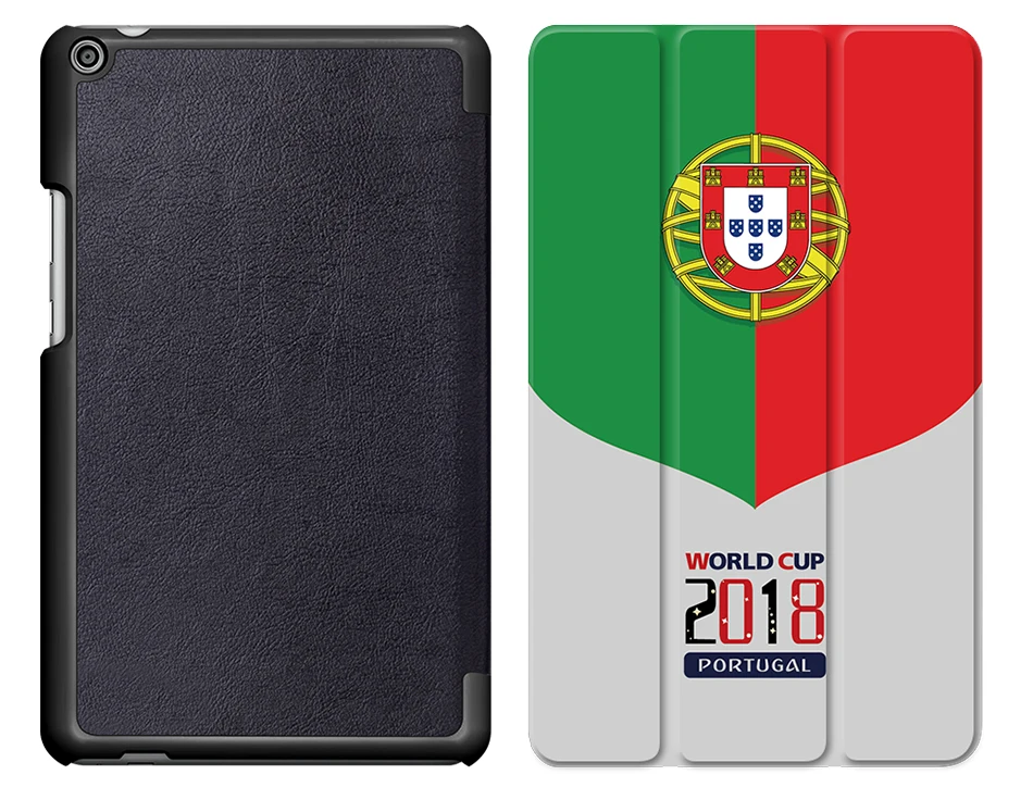 Football Country Flag Leather Case For Huawei Mediapad T3 8.0 KOB-L09 KOB-W09 Tablet Funda Cover For Honor Play Pad 2 8.0