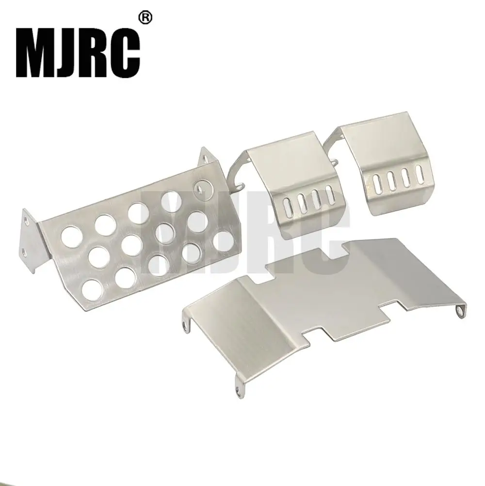 

MJRC Stainless Steel Chassis Armor Axle Protector Plate for 1/10 RC Crawler Axial SCX10 II 90046 90047 90059 90060