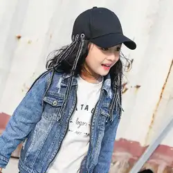 2019 родитель-детский головной убор модная длинная Черная бейсбольная кепка s Мужская женская летняя шляпа хип-хоп кепка бейсболка шапка