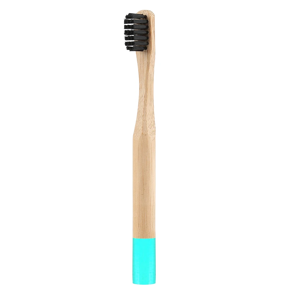 Массовая Цена 6/5/1 шт. эко-бамбуковое Зубная щётка красочные с мягкой щетиной деревянная ручка радуги Для детей Зубная щётка es - Цвет: 10