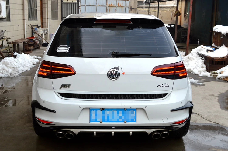 Автомобильный Стильный чехол для Volkswagen VW Golf 7 MK7 Golf7 Golf7.5 MK7.5 задние фонари задний фонарь все светодиодный задний фонарь динамический сигнал поворота