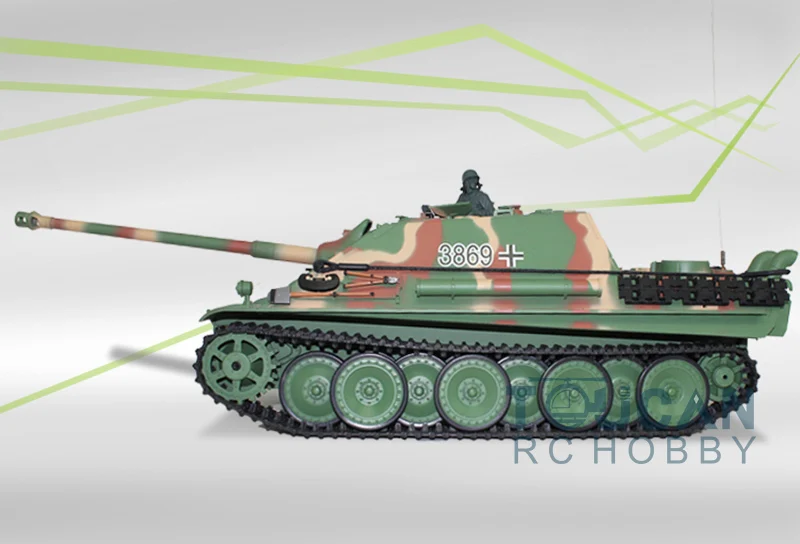 

HengLong 1/16 Scale Plastic Version German Cheetah RC RTR Tank Model 3869