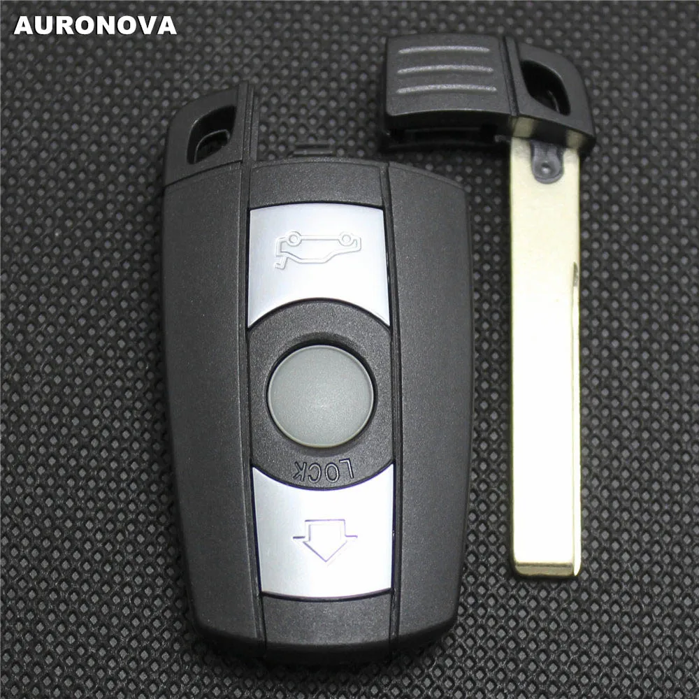 Auronова Новый смарт-ключ оболочки для BMW 320 316 328 325 525 523 3 серии 5 ключ кнопки чехол