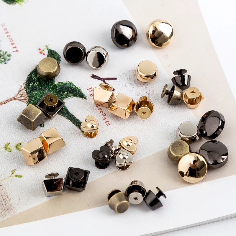 Purse Feet Bag Feet Handbag Feet Metal Feet Round 12 Pcs Per Lot DIY