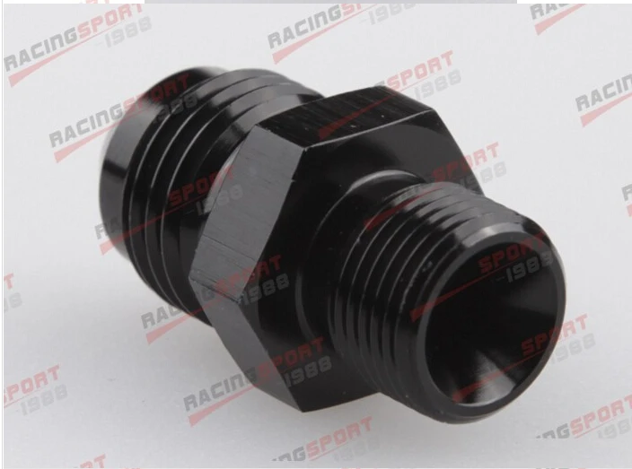 

Male -6 AN 6AN Flare To M14 x 1.5 Metric Straight Fitting Black