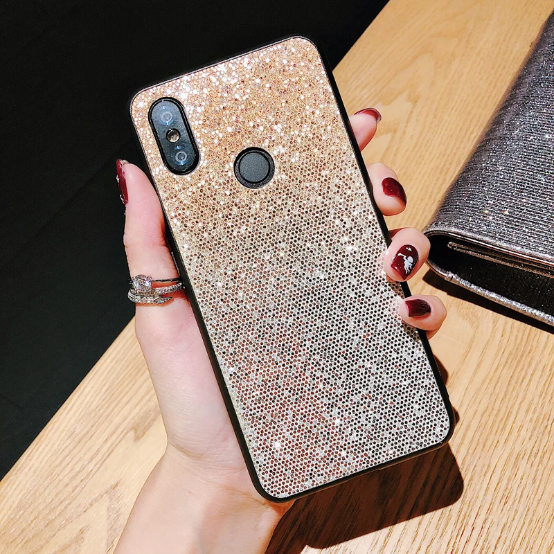 

Bling Glitter Cover For Huawei Honor 7C 7A Pro 7C 8X 8C 7X 10 8 9 Lite P20 Mate 20 Pro Lite Y9 Y6 Y5 2018 Prime V10 Y9 2019 Case