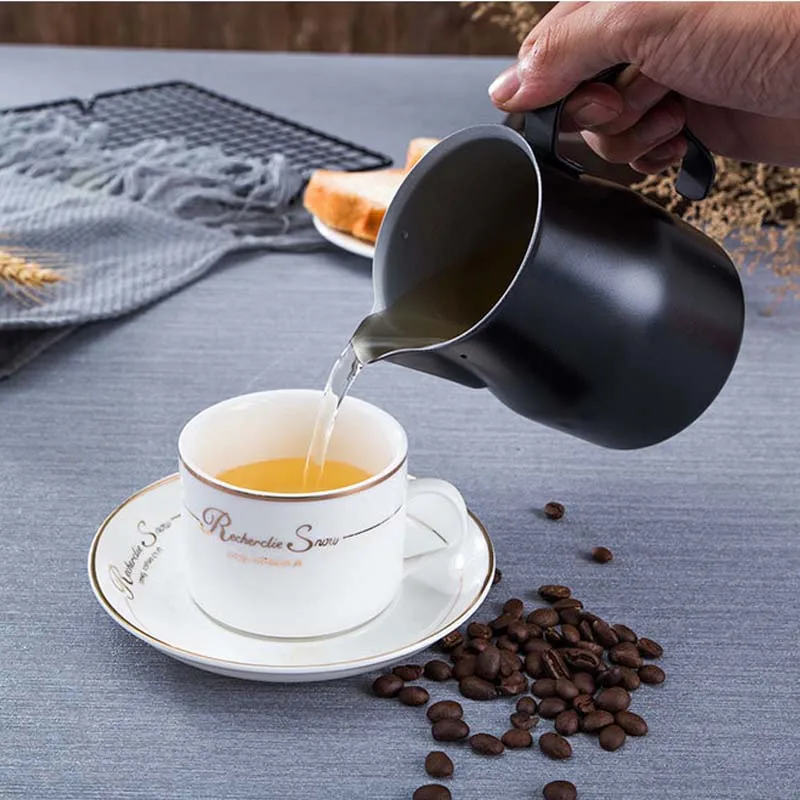 

Wholesale Coffee Milk Jug Stainless Steel Pitcher Jug Espresso for Coffee Moka Cappuccino Milk Drink Barista Craft Coffee Pot