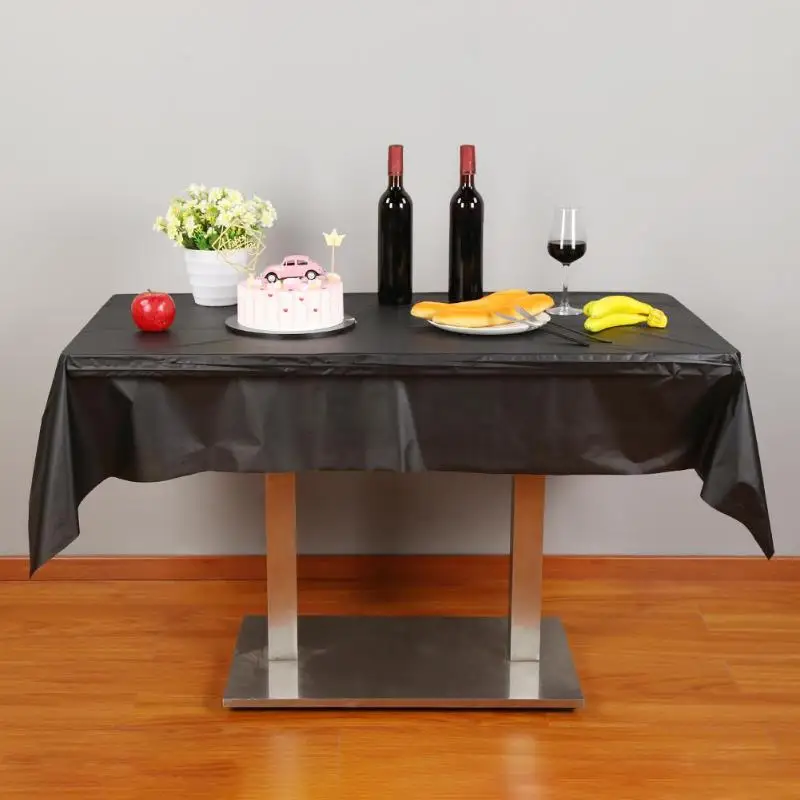 Пластиковая одноразовая скатерть для стола, одноцветная, для свадьбы, дня рождения, для банкета, для дома, для стола, чехлы для стола, 1 м x 30 м