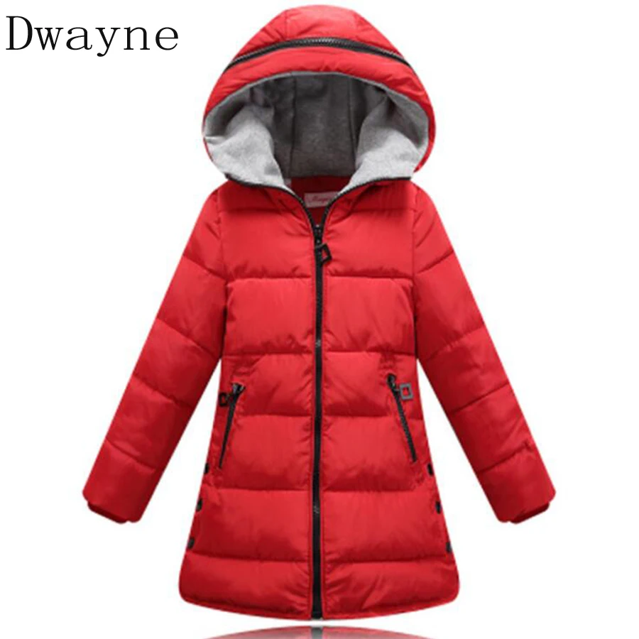 

2018 Spring Winter Jacket for girls Clothes Cotton Hooded Kids Coat Kids Clothes girl Parkas Children Jackets and Coats New Year