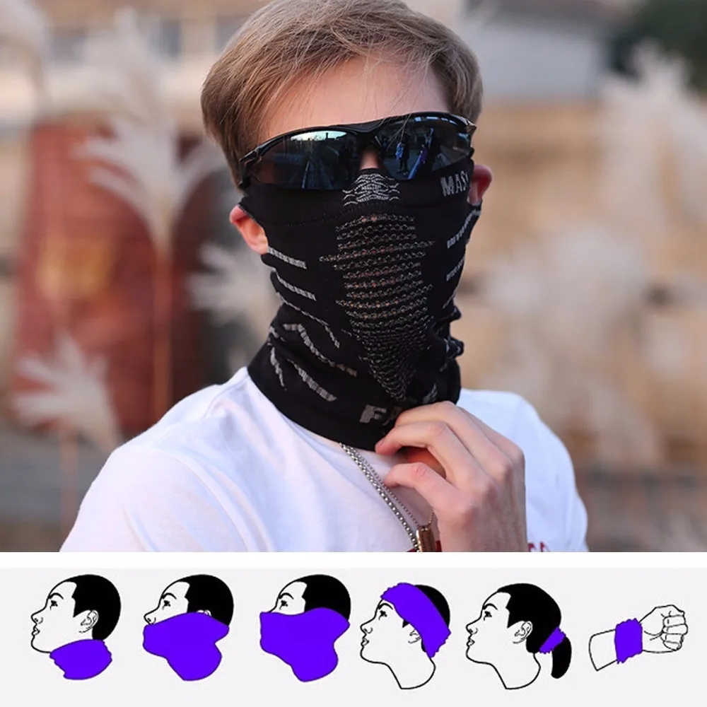 1 шт.. Tcare Велоспорт непромокаемая лицевая маска/дышащий анти УФ маска для лица/Шея теплая маска для лица/Влагоотводящая маска для лица для