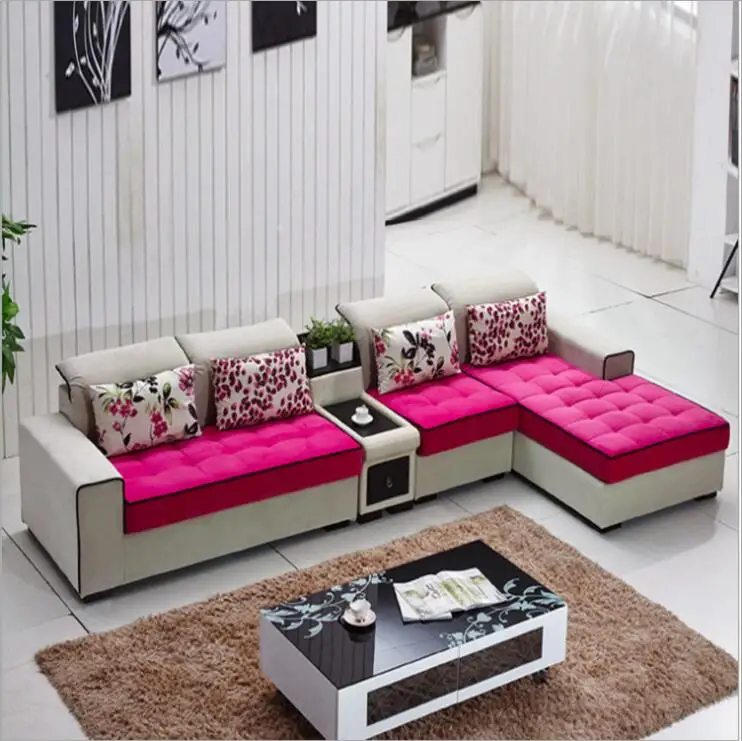 living room furniture modern fabric sofa European sectional sofa set o1207