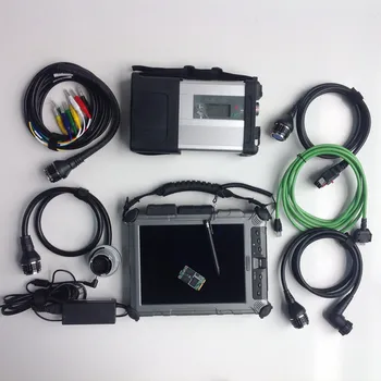 شراء أحدث أداة تشخيص V2020.12 MB Star C5 مع الكمبيوتر المحمول Ix104 اللوحي I7 + برنامج Mb ستار C5 SD الاتصال للسيارات والشاحنات شحن مجاني