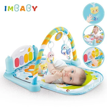 

IMBABY Baby Mat Developing 5 in 1 Music Toy Piano Gym Playmat Baby Activity Gym Developing Mat Developing Gym Mat For 0-36 Month