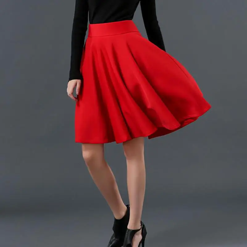 Umbrella Skirts Womens 2016 Summer New Arrival Solid Bodycon Ladies