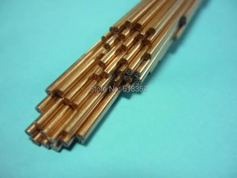 

4.0mmx400mm Multihole Ziyang Copper Electrode Tube for EDM Drilling Machines