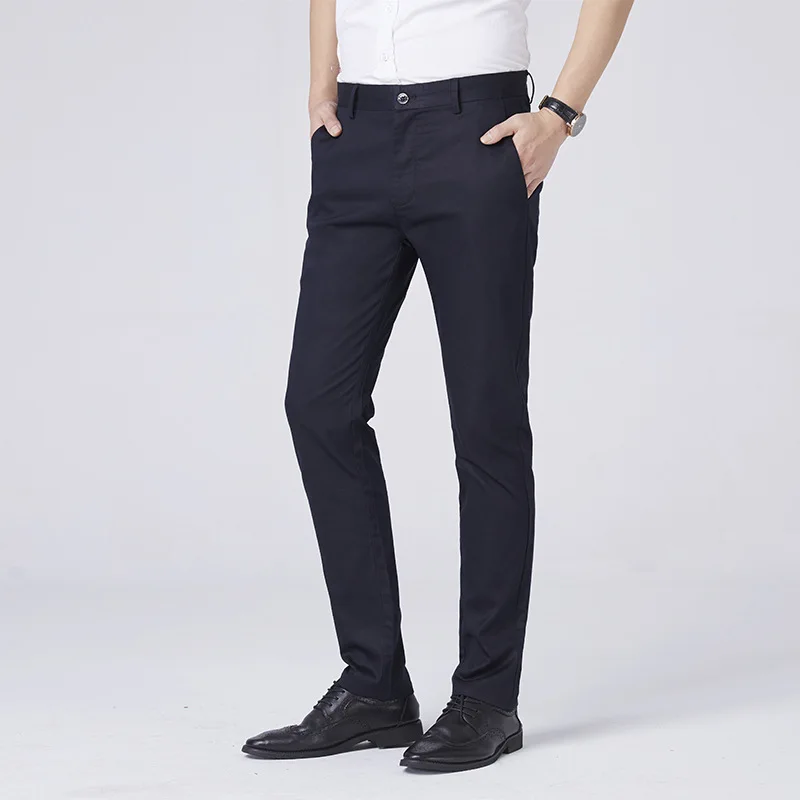2019 Formal Men Pants Summer Big Size Straight Regular 95% Cotton Casual Trousers 2019 Formal Men Pants Summer Big Size Straight Regular 95% Cotton Casual Trousers