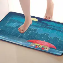 Собачий Стиль Коврик для ванной комнаты, смешной Противоскользящий коврик для ванной, занавески для душа аксессуары, соответствующие вашей душевой занавеске