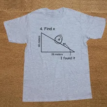 Find Variable X Math Teacher забавная футболка мужская с коротким рукавом из хлопка с рисунком из мультфильма