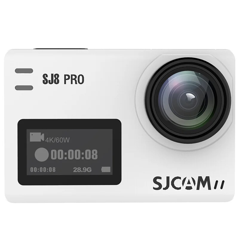 Экшн-камера SJCAM SJ8 PRO 4K WiFi Sport DV Ambarella H2 4 K/60FPS 30m Водонепроницаемая Спортивная камера SJ 2,33 ips с сенсорным экраном - Цвет: SJ8 PRO White