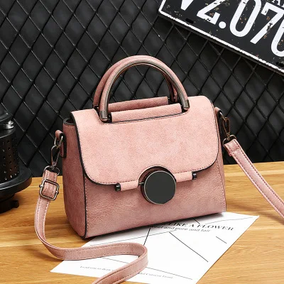 Женская сумка-мессенджер, модные сумки через плечо с верхней ручкой, маленькая Повседневная сумка для тела, сумки известных брендов, дизайнерские сумки высокого качества - Цвет: pink