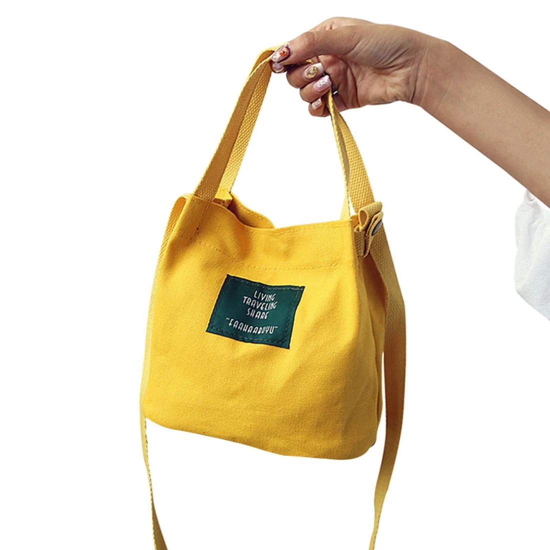 

Crossbody Canvas Bag Woman Handbags Shoulder Bag Spring/Summer Canvas Shoulder Bag Student Messenger Corssbody Tote for Teens