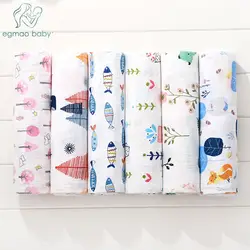Муслиновая пеленка одеяло s 1 упаковка детское одеяло для пеленки для новорожденных одеяло, пеленка обертывание, муслиновая пеленка и