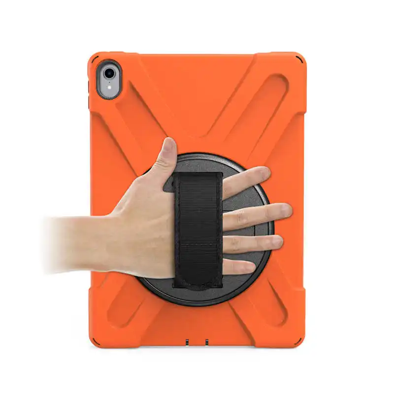 11'' New 360 Armor Coque for iPad Pro 11 2018 Case 360 Rotation Hand Strap Silicon PVC Cover for iPad Pro 11 Kids Cover (2)