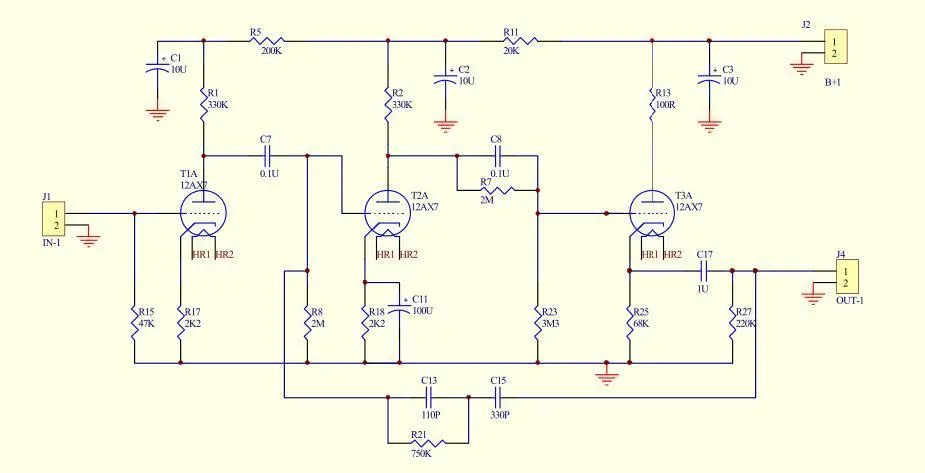 ZEROZONE E834 RIAA мм Ламповый фонокорректор усилитель голой PCB на базе EAR834 цепи