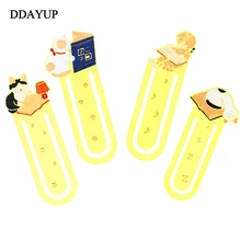 Милая мультяшная металлическая Закладка pottering Cat книга для офиса школьные принадлежности материал Escolar канцелярские принадлежности