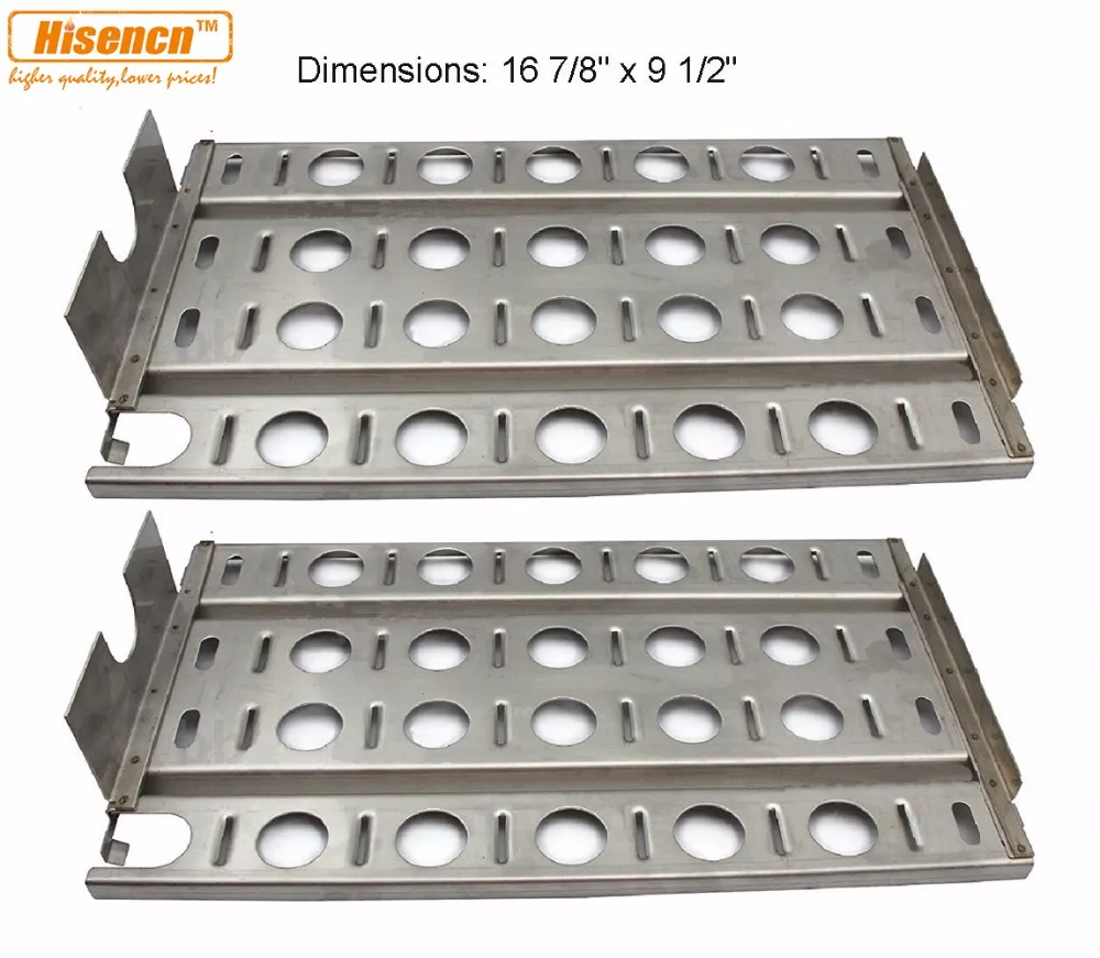 

Hisencn BBQ Grill Stainless Steel Heat Plate, Burner Cover Replacement For Select Gas Grill Models Lynx L27 and Others