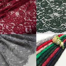 Французский стиль роскошная кружевная ткань 50 см Diy Ручная работа изысканная вышивка ресниц Цветочная кружевная ткань одежда для свадебного платья