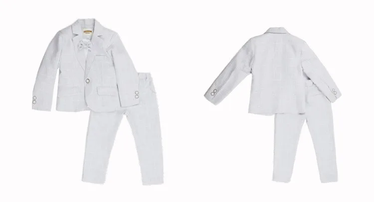 Модные клетчатые Двойка комплект пальто+ штаны для мальчиков костюмы Формальные блейзер для мальчика KS