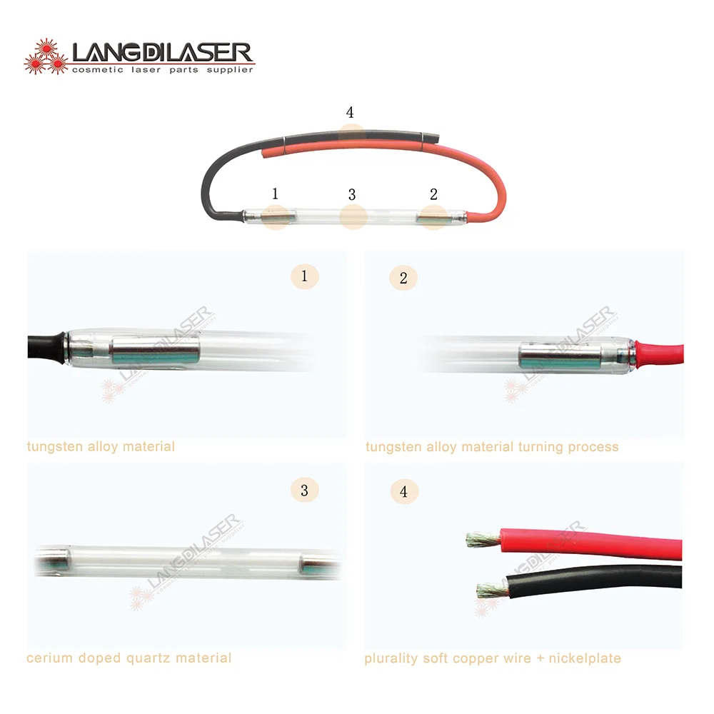 Лампа DPL: 9*60* 120F-провод(5 штук заказа), IPL лампа для sincospicen, косметическая Лазерная ремонтная лампа, sincocosineen лампа
