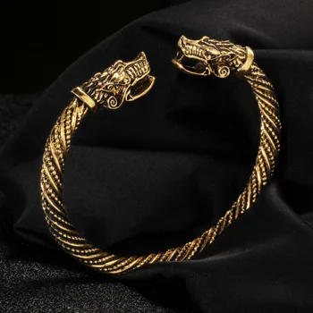

Stainless Steel Dragon Bracelet Jewelry Fashion Accessories Viking Bracelet Men Wristband Cuff Bracelets For Women Bangles