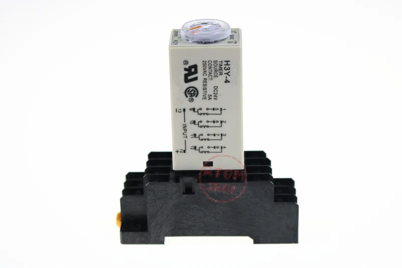 

1SET H3Y-4 0-5Sec 220V Time relay power delay controller ST6P-4