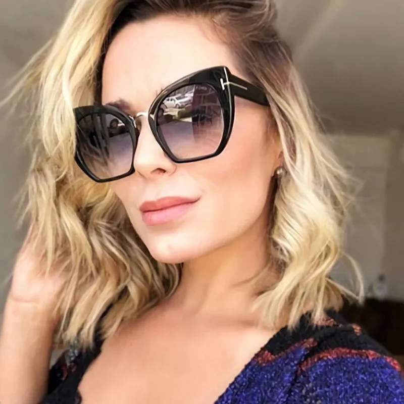

RFOLVE Sexy Cat Eye Sunglasses Women Brand Vintage Sun Glasses Ultralight Eyewear Frame Anti-UV Goggles Ladies Shades R152