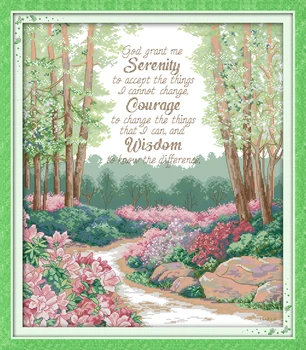 

Quiet Prayer(2)Scenic Needlework,Cross stitch,Set For Embroidery kits,Printed Patterns Counted Cross-Stitching,DIY Handmade