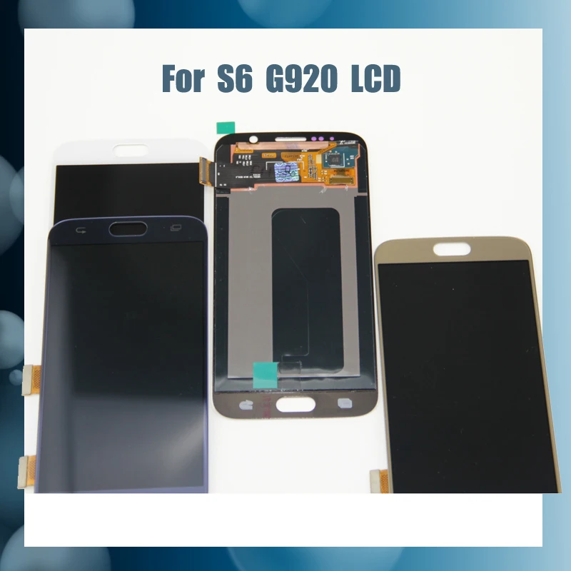 5 1 ''SUPER AMOLED сменный жк-дисплей для SAMSUNG Galaxy S6 дисплей G920 G920F сенсорный экран