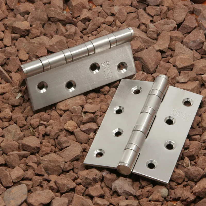 

2 pcs Stainless Steel hinges for furniture Flap Hinge Counter scharnieren Backflap Hinge bisagra scharnier 4 inch Hinge