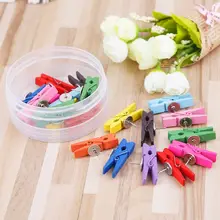 Красочные деревянные прищепки деревянные для белья Одежда булавки скрапбук фото бумага колышек DIY Клип Ремесло практичный