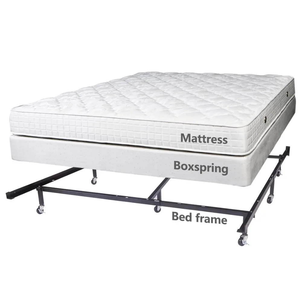 hlc full queen cal king adjustable 8 wheel metal bed framemattress foundation with 4 locking wheels best xmas gift - Cheap Full Bed Frames hlc full queen cal king adjustable 8 wheel metal bed framemattress foundation with 4 locking wheels best xmas gift - Cheap Full Bed Frames