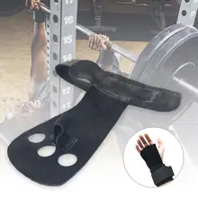 2 шт три пальца кожаные браслеты для запястья ладони Кроссфит протекторы гантели штанга Handguard Регулируемая гимнастика ручные ручки