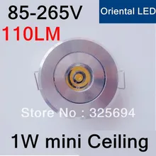 100 шт/партия 1 Вт Мини светодиодный свет звезды, светодиодный светильник шкафа, Мини светодиодный светильник 85-265 в CE ROHS потолочный светильник