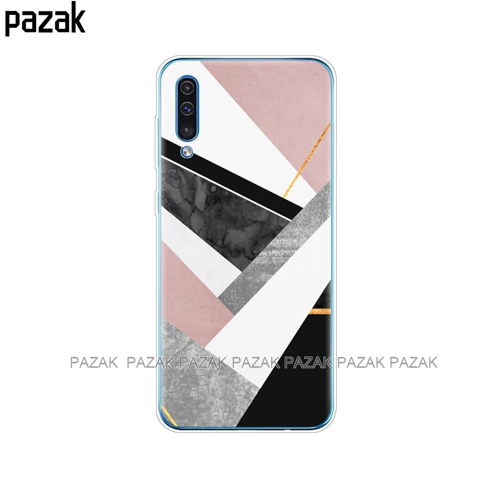 Чехол для Samsung Galaxy A50, силиконовый прозрачный чехол на заднюю панель телефона для Samsung A50 A505 A505F, SM-A505F, мягкий чехол 6,4, чехол, бампер - Цвет: 61536