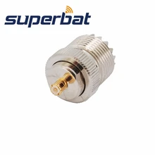 Superbat UHF-MCX адаптер UHF Женский Разъем SO-239 для MCX прямой штекер мужского типа Разъем