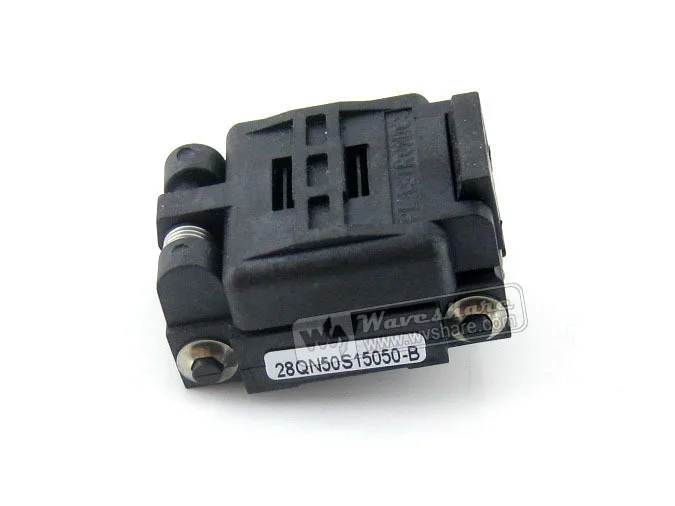 

Plastronics IC Test Socket Adapter 28QN50K15050 28QN50S15050 0.5mm Pitch QFN28 MLP28 MLF28 Package Free Shipping